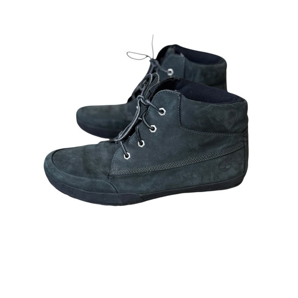 Timberland Eden Square Combat Boots Women's 9 Green Nubuck Lace Up Ankle Sneaker - Picture 2 of 12